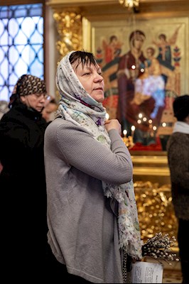 Всенощное бдение в Свято-Троицком кафедральном соборе г. Саратова