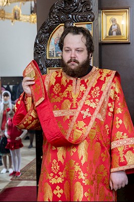 Божественная литургия в храме в честь иконы Божией Матери «Всех скорбящих Радость» г. Саратова