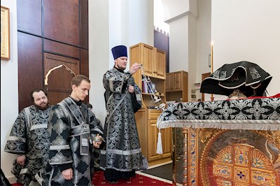 Литургия Преждеосвященных Даров и монашеский постриг в Свято-Алексиевском женском монастыре г. Саратова