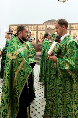 Всенощное бдение в храме преподобного Сергия Радонежского г. Саратова