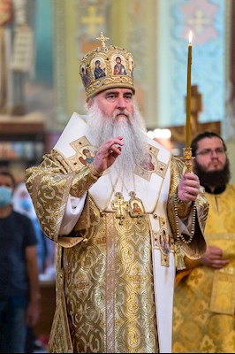 Всенощное бдение в храме Покрова Пресвятой Богородицы г. Саратова
