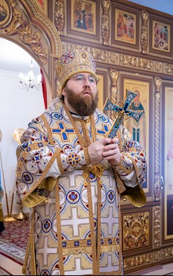 Митрополит Игнатий совершил Божественную литургию в храме в честь иконы Божией Матери «Скоропослушница» г. Шиханы Вольского района
