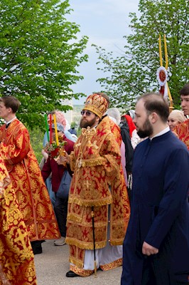 Божественная литургия в храме великомученика Георгия Победоносца г. Саратова