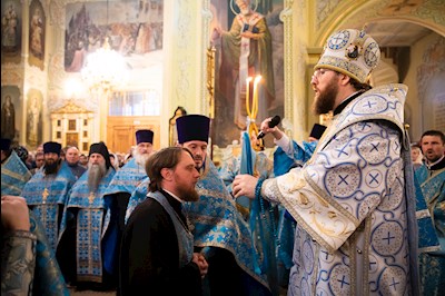 Митрополит Игнатий совершил всенощное бдение в Покровском соборе г. Саратова