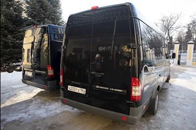 Завершилось пребывание саратовских святителей в крестовом храме епархиального управления
