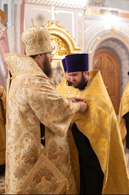Всенощное бдение в Свято-Троицком кафедральном соборе г. Саратова