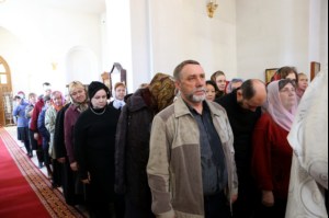 Божественная литургия в Свято-Алексиевском женском монастыре г. Саратова