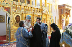 Божественная литургия в Свято-Алексиевском женском монастыре г. Саратова