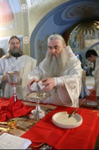 Митрополит Лонгин совершил Царские часы, Изобразительны, Великую вечерню и Крещальную литургию в Свято-Троицком кафедральном соборе Саратова