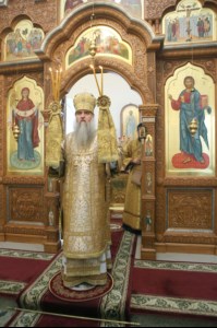 Божественная литургия в храме во имя святого равноапостольного великого князя Владимира г. Саратова
