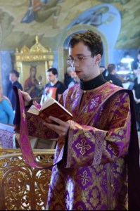 Крещальная литургия в Свято-Троицком кафедральном соборе г. Саратова