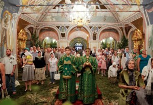 Всенощное бдение в Свято-Троицком кафедральном соборе г. Саратова