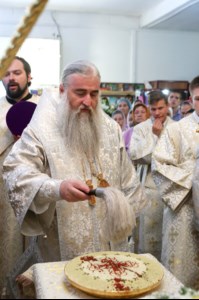 Божественная литургия в храме во имя святителя Тихона, епископа Воронежского, Задонского чудотворца г. Саратова