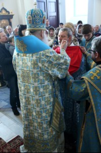 Божественная литургия на Архиерейском подворье – храме в честь иконы Божией Матери «Утоли моя печали» г.Саратова