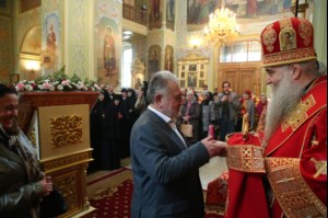 Пасхальная вечерня в храме Покрова Пресвятой Богородицы г.Саратова