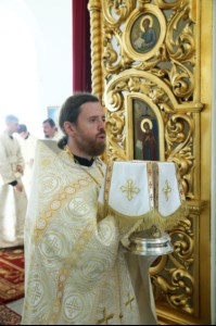 Божественная литургия в храме во имя Архангела Михаила с. Михайловка Саратовского района