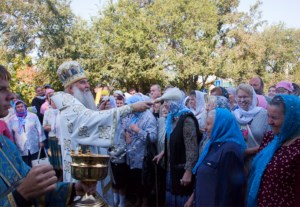 Божественная литургия в храме в честь Рождества Пресвятой Богородицы г.Саратова