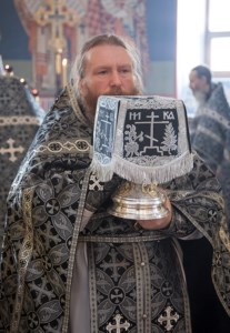 Литургия Преждеосвященных Даров в Свято-Никольском мужском монастыре г.Саратова