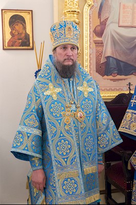 Божественная литургия в храме в честь Казанской иконы Божией Матери г. Саратова