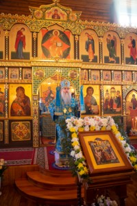 Божественная литургия в храме в честь Сретения Господня г.Саратова
