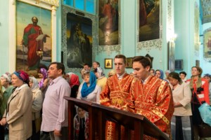 Всенощное бдение в храме Сошествия Святого Духа г. Саратова