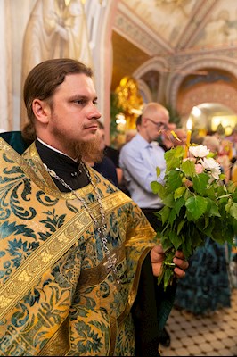 Всенощное бдение в Свято-Троицком кафедральном соборе г.Саратова