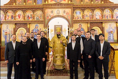 Епископ Манхэттенский Николай совершил Божественную литургию в храме святителя Николая Японского г. Саратова