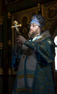 Митрополит Игнатий совершил Божественную литургию на Архиерейском подворье – в храме в честь иконы Божией Матери «Утоли моя печали» г. Саратова