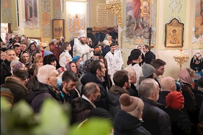 Митрополит Игнатий совершил всенощное бдение в Покровском соборе г. Саратова
