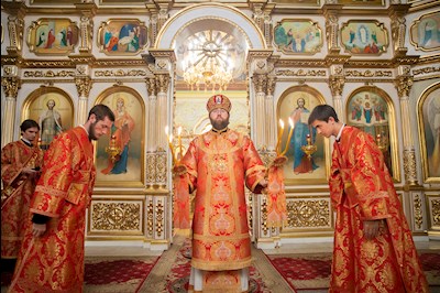В Саратове встретили мощи святого великомученика Георгия Победоносца