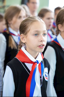 Православные гимназисты торжественно принесли присягу, вступая в «Дружину святого благоверного князя Александра Невского»