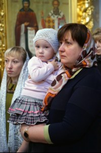 Божественная литургия в Свято-Троицком кафедральном соборе г. Саратова