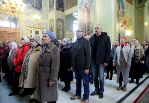 Божественная литургия в храме в честь Покрова Пресвятой Богородицы г. Саратова