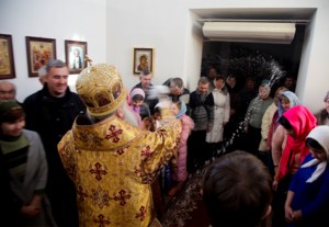 Божественная литургия в Свято-Иоанновском женском монастыре села Алексеевка Хвалынского района
