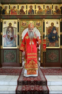 Божественная литургия на Архиерейском подворье — храме в честь иконы Божией Матери «Утоли моя печали» г.Саратова