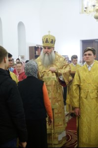 Всенощное бдение в храме во имя апостола и евангелиста Иоанна Богослова г.Саратова