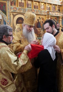 Божественная литургия в Свято-Алексиевском женском монастыре г. Саратова
