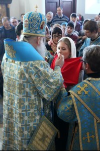 Божественная литургия на Архиерейском подворье – храме в честь иконы Божией Матери «Утоли моя печали» г.Саратова