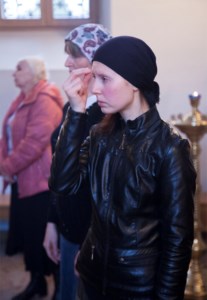Литургия Преждеосвященных Даров, малое повечерие, утреня и первый час на Архиерейском подворье — храме во имя святых равноапостольных Кирилла и Мефодия при СГУ