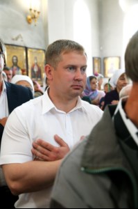 Божественная литургия в храме во имя святых первоверховных апостолов Петра и Павла г.Аткарска