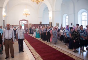 Всенощное бдение в Свято-Сергиевском женском монастыре с. Алексеевка Базарно-Карабулакского района