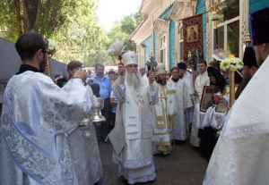 Божественная литургия в храме Преображения Господня Покровского женского монастыря г. Балашова
