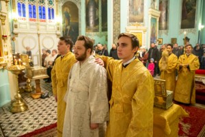 Божественная литургия в храме Сошествия Святого Духа г. Саратова