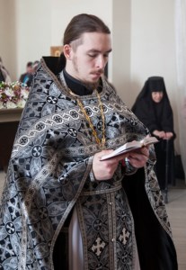 Литургия Преждеосвященных Даров в Свято-Никольском мужском монастыре г.Саратова