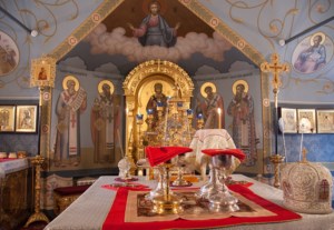 Божественная литургия и крещение оглашенных в Свято-Троицком кафедральном соборе Саратова