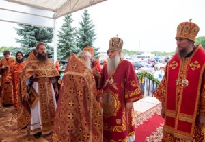 Божественная литургия в Вавиловом Доле