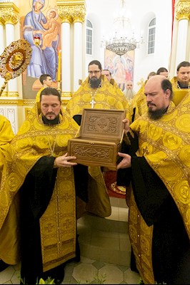 Всенощное бдение в храме святителя Спиридона Тримифунтского г. Саратова