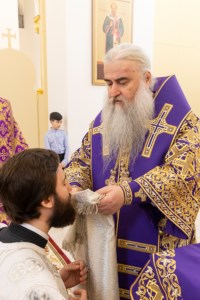 Божественная литургия в храме святителя Спиридона Тримифунтского г. Саратова