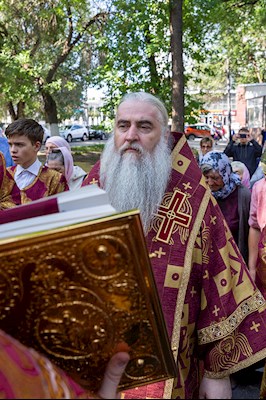 Божественная литургия в храме во имя пророка Божия Илии на Ильинской площади г. Саратова