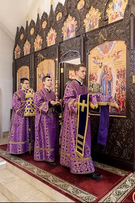 Божественная литургия в храме в честь иконы Божией Матери «Всех скорбящих Радость» г. Саратова